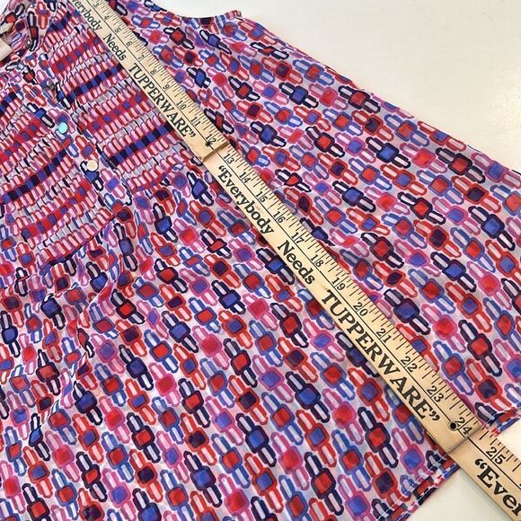 Banana republic factory colorful, sleeveless blouse, size extra small - Picture 6 of 7